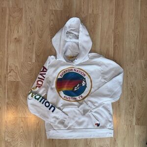 AVIATOR NATION White Hoodie